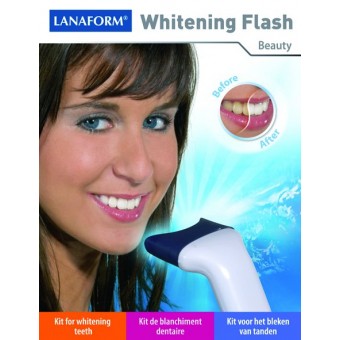 Набор для отбеливания и блеска зубов Вайтенинг Флеш кит LANAFORM Whitening Flash Kit LA13090100